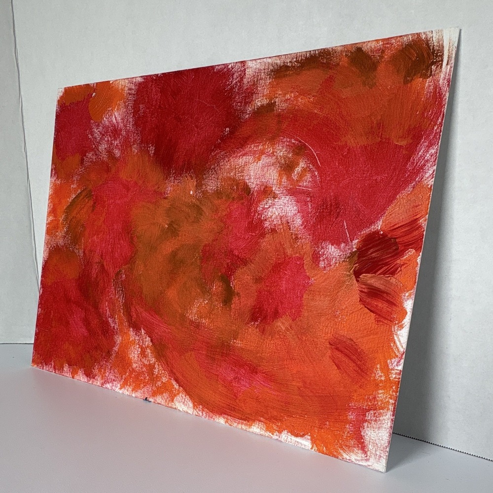 "Rising‎ PAIN to PASSIOn," 2025 Abstract Canvas Painting - Picture 3 of 11